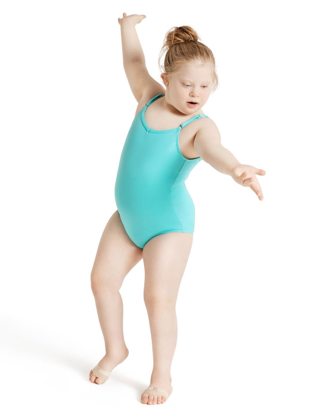 Girls Turquoise Leotard With Adjustable Straps – Lily's Dancewear