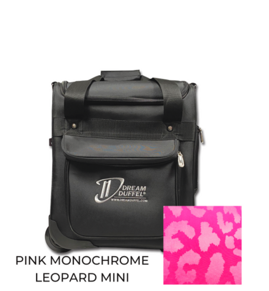 Limited Edition Dream Duffel® - Mini - Monochrome Leopard - Pink