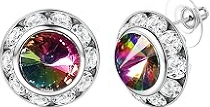 15mm Rhinestone Earrings - Individual