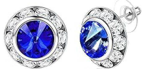 15mm Rhinestone Earrings - Individual