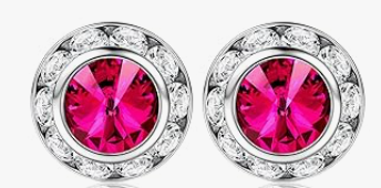 15mm Rhinestone Earrings - Individual