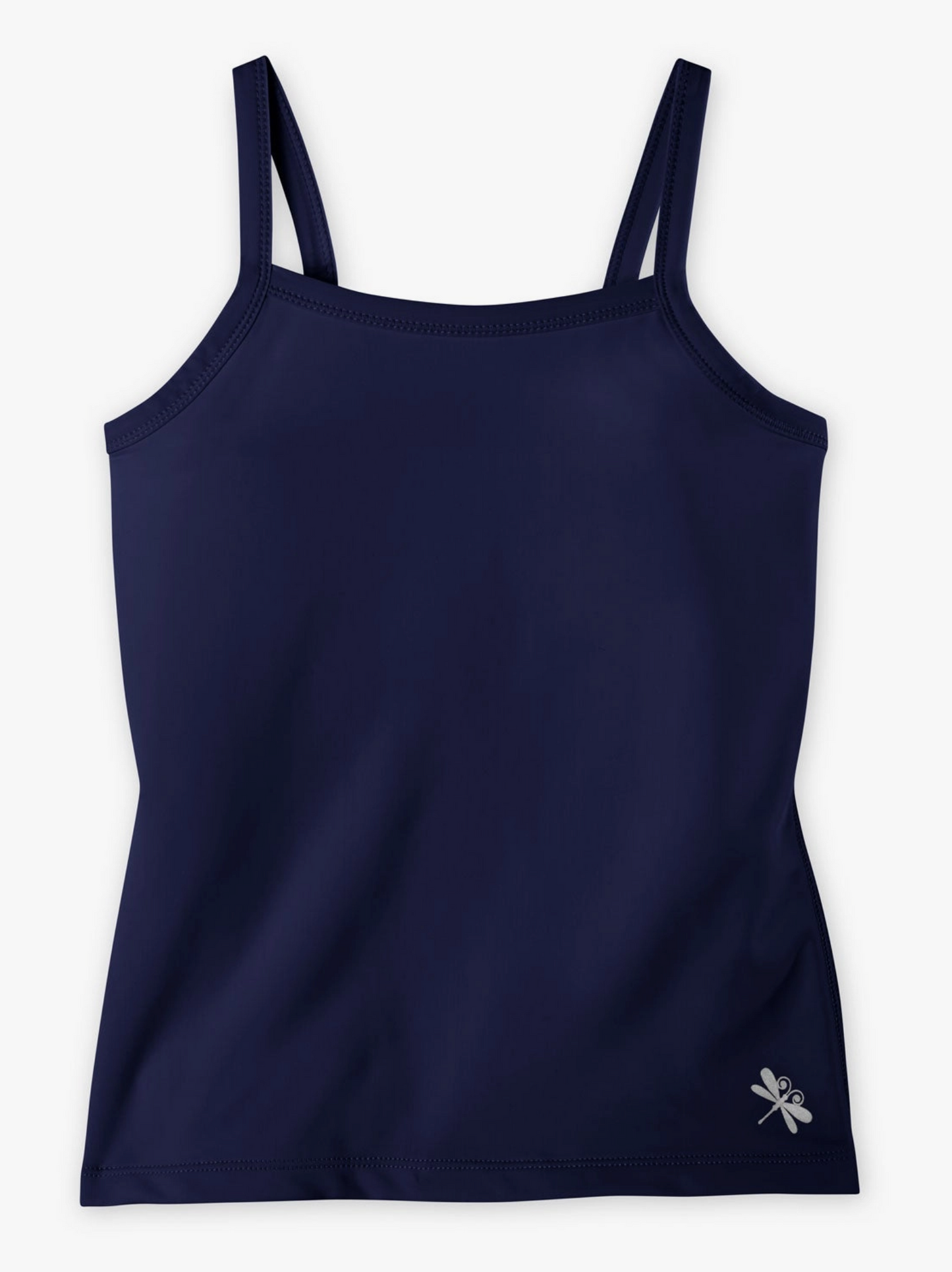 Navy Sports Cami with Shelf Bra