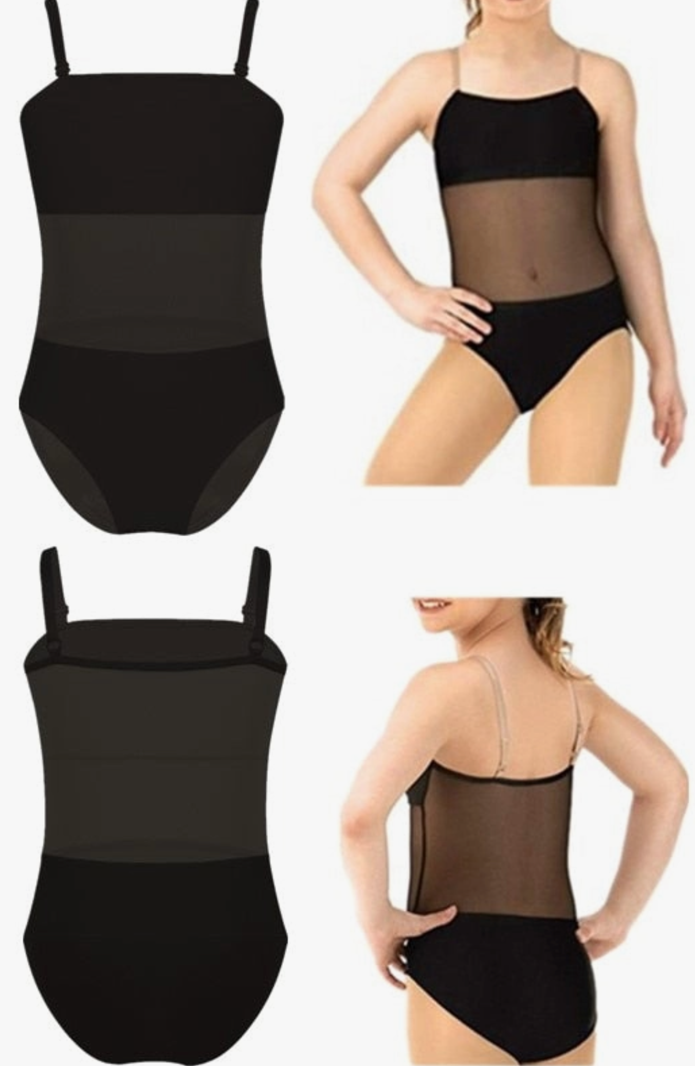 Women's Mesh Liner Leotard