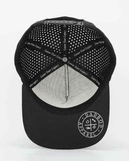 Premium Active 5-Panel Black Hat