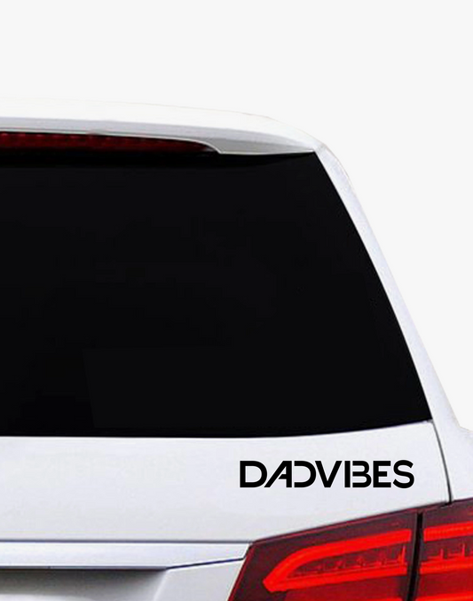 DADVIBES Word Mark Die Cut Decal - Black