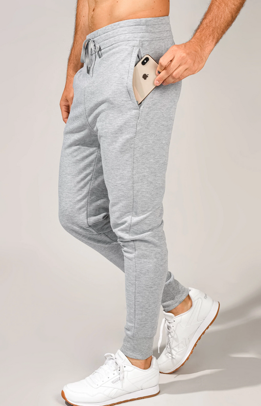 Mens Fleece Jogger Pant With Ribbed Cuffs