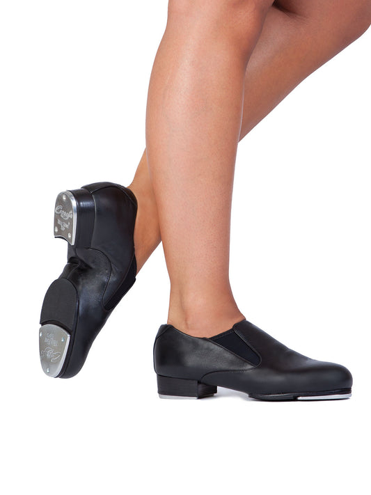 Riff Black Slip-On Tap Shoe